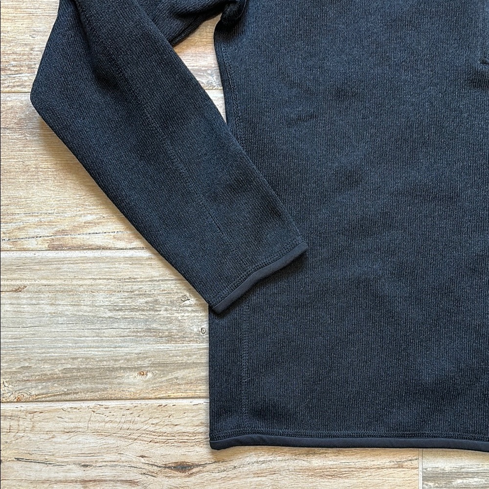 NWT Patagonia Better Sweater Black Sweatshirt Quarter-Zip STY25618 Women’s XL - Picture 4 of 12